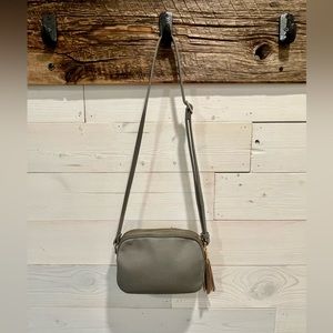 Grey cross body